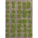 Grass Tufts with Stones -- Spring pkg(40), All Scales, Busch Gmbh & Co Kg 3551