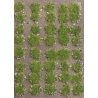 Grass Tufts with Stones -- Spring pkg(40), All Scales, Busch Gmbh & Co Kg 3551