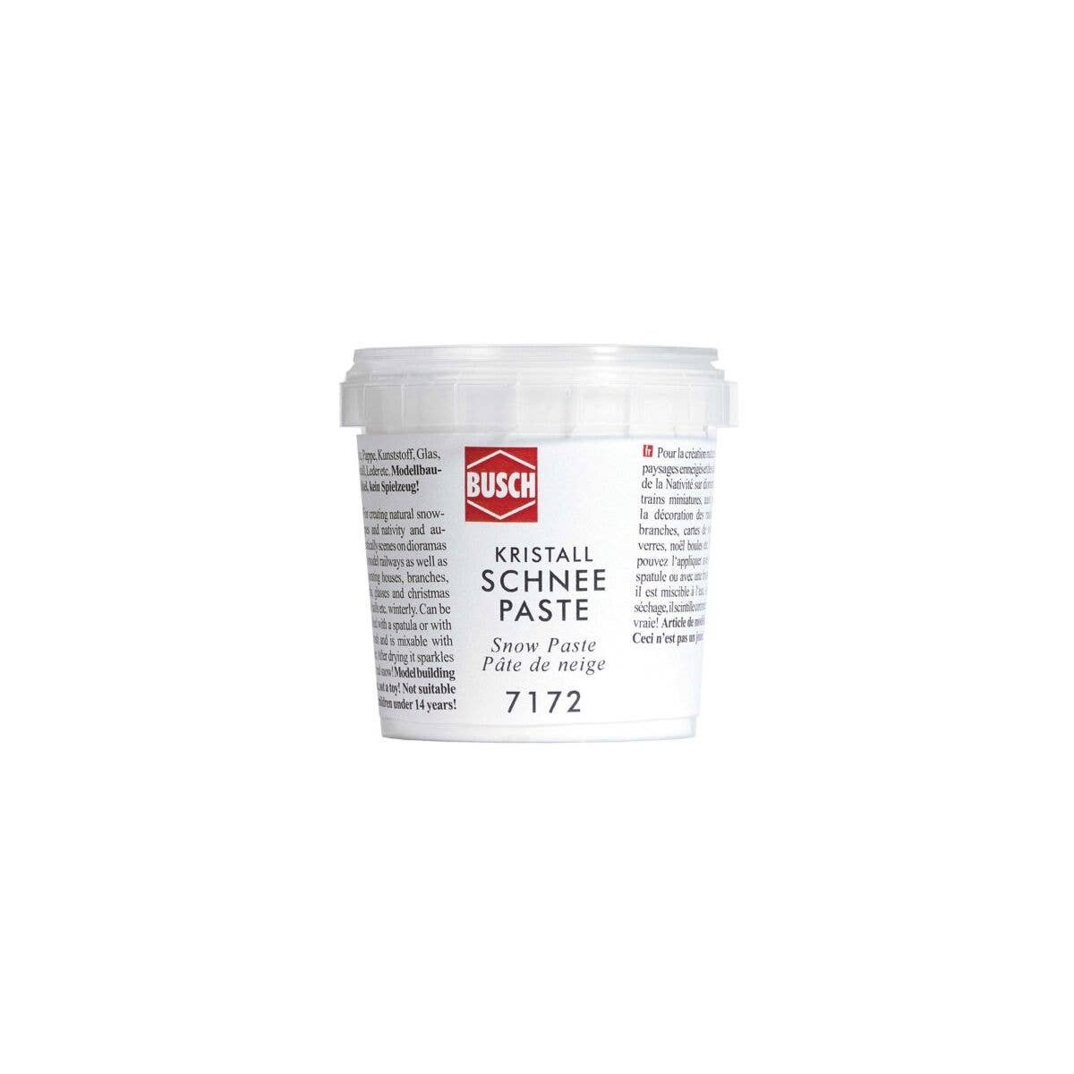 Snow Paste -- 5-5/16oz 150g, HO, Busch Gmbh & Co Kg 7172