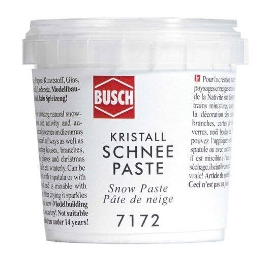 Snow Paste -- 5-5/16oz 150g, HO, Busch Gmbh & Co Kg 7172