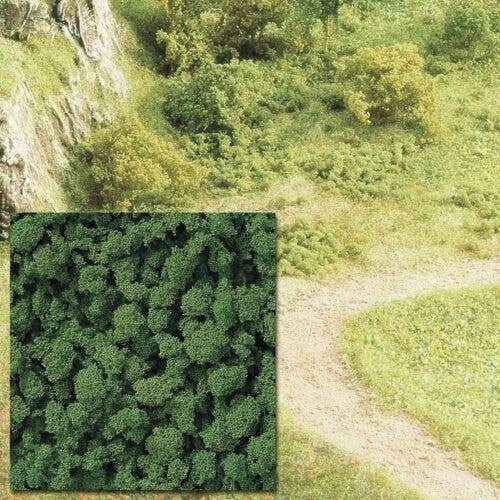 Foam Flock Ground Cover -- Medium Green 16-15/16oz 500ml, All Scales, Busch Gmbh & Co Kg 7362