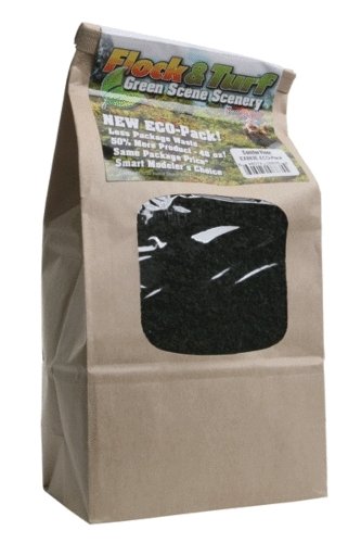 Flock & Turf Ground Cover ECO Pack Bag -- Conifer Floor Blend 48oz 1.4l, All Scales, Scenic Express 883E