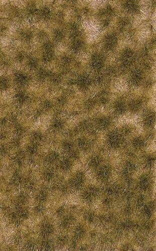 Grass Tuft Sheet -- Long Fall Tufts 1/4` .6cm Tall, 5-7/16 x 3-7/16` 13.8 x 8.8cm, All Scales, Busch Gmbh & Co Kg 3524