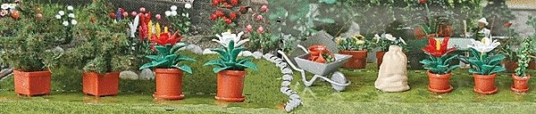 Christmas Flower Set, HO, Busch Gmbh & Co Kg 1235