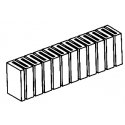 Risers - SubTerrain System -- 4` x 2` 10.2 x 61cm pkg(2), All Scales, Woodland Scenics 1409