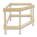 Module Kit Stand -- Corner, All Scales, Woodland Scenics 4791