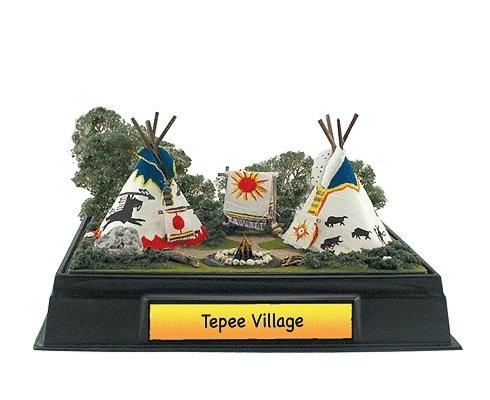 Scene-A-Rama Classroom Packs(TM) -- Tepee Village, All Scales, Woodland Scenics 4250