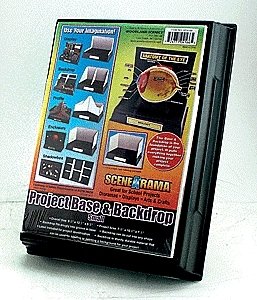 Scene-A-Rama(TM) Diorama Project Base/Backdrop -- Small 9-1/4 x 12-1/2′ 23.5 x 31.7cm, HO, Woodland Scenics 4166
