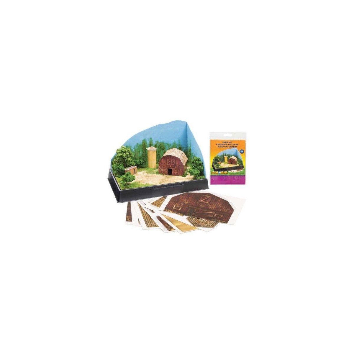 Farm - Scene-A-Rama(TM) -- Kit, All Scales, Woodland Scenics 4241