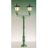 Historic Park Light -- Double-Arm Upright, 3-1/2′ Height, HO, Brawa Modellspielwaren 5226