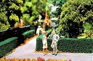Ornamental Hedges & Shrubbery -- Boxwood Hedges (green) 24 x 3/4 x 1/2′, O, Scenic Express 510
