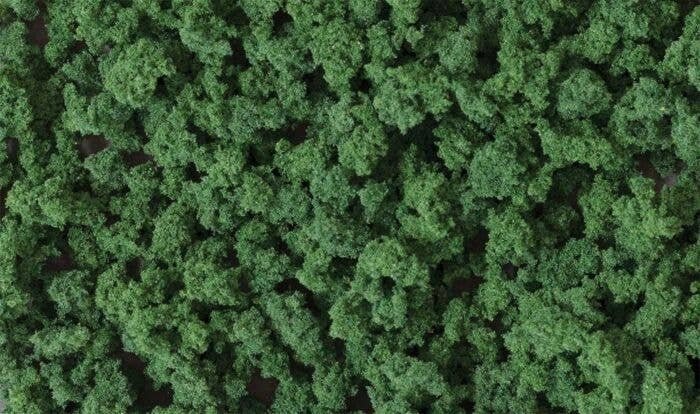 Bushes Clump-Foliage 18 cu.in. -- Dark Green, All Scales, Woodland Scenics 147
