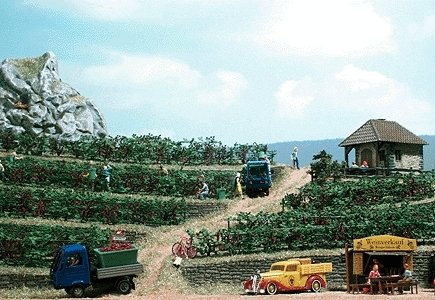 Grape Vines -- Kit - pkg(80), HO, Busch Gmbh & Co Kg 1200