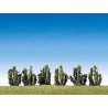 Shrubs -- 1-13/16′ 4.5cm Tall, HO, Faller Gmbh 181468