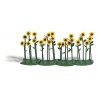 Sunflowers - Assembled -- pkg(24), HO, Busch Gmbh & Co Kg 1240