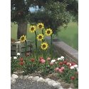 Sunflowers & Roses w/Water Pump/Trough - Kit, HO, Busch Gmbh & Co Kg 1232