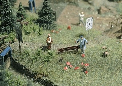 Ferns (Makes about 20 Plants) & Mushrooms (28), HO, Busch Gmbh & Co Kg 1203