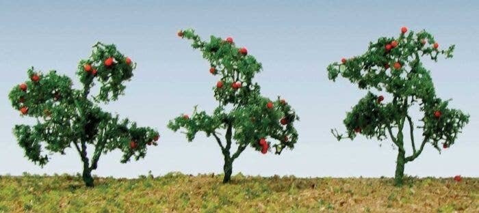 Fruit Bush -- 3/4′ Tall pkg(18), HO, Bachmann Industries 32510