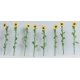Sunflowers - Assembled -- 2′ 5cm Tall pkg(16), O, JTT Miniature Tree 95524