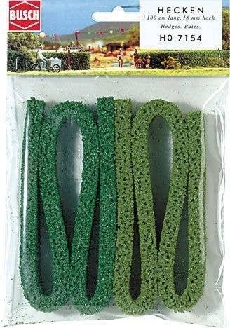 Hedge -- 25-13/32 x 11/16′ 100cm x 1.8cm, HO, Busch Gmbh & Co Kg 7154