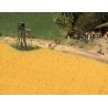 Wheat Field -- Kit - 15-1/2 square inches 100 square centimeters, HO, Busch Gmbh & Co Kg 1204