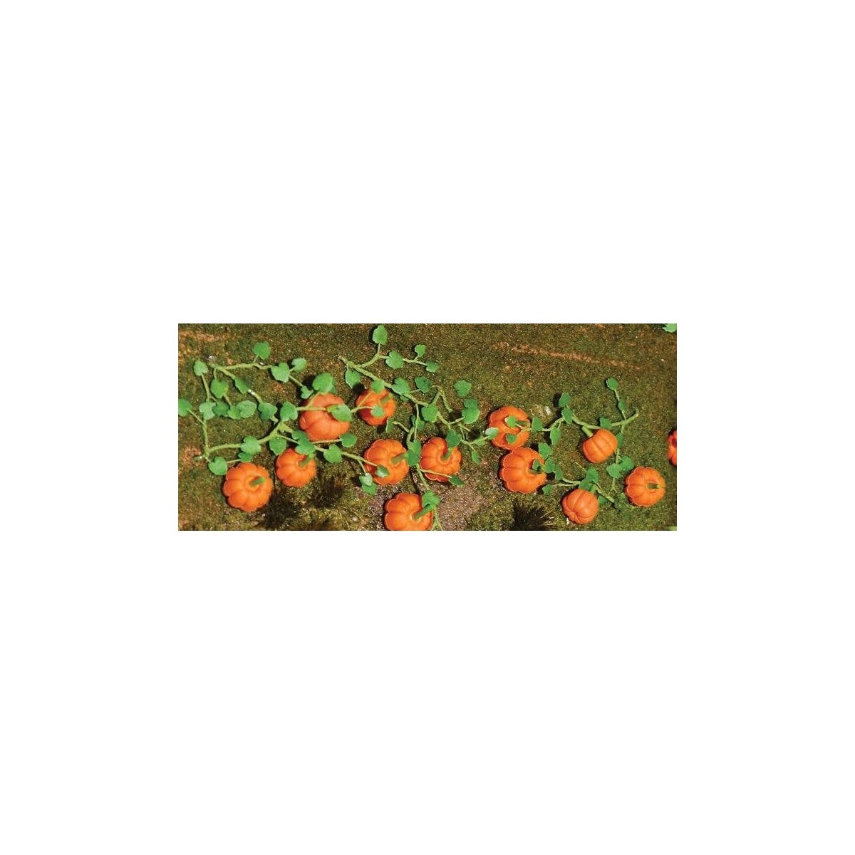 Pumpkins -- 1-3/8′ 3.5cm Long pkg(6), HO, JTT Miniature Tree 95531