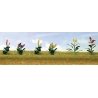Assorted Flower Plants -- Set 4 pkg(10), O, JTT Miniature Tree 95564