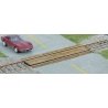 Wood Grade Crossing -- Laser-Cut Wood Kit - Single, HO, Walthers SceneMaster 4158