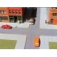 City Sidewalk -- Kit - Scale 10 x 40′ 3 x 12.2m pkg(6), HO, Smalltown USA 7000