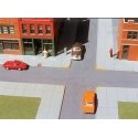 City Sidewalk -- Kit - Scale 10 x 40′ 3 x 12.2m pkg(6), HO, Smalltown USA 7000