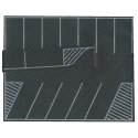 Flexible Paved Parking Lot - Self-Adhesive -- Gray, White Markings - 7-7/8 x 6-3/16′ 20 x 16c, HO, Busch Gmbh & Co Kg 9713