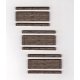 1-Lane Wood Grade Crossing -- Kit - 1-3/4′ 4.4cm, HO, Blair Line 114