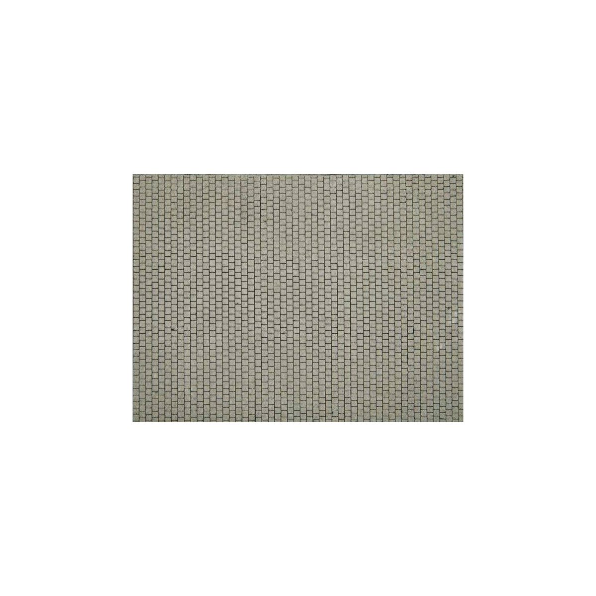 Flexible Pavement Sheet -- Marketplace Paving Stones - 6-1/8 x 8-1/4′ 15.6 x 21cm, HO, Noch Gmbh & Co 60325