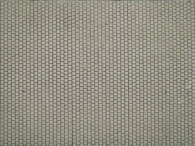 Flexible Pavement Sheet -- Marketplace Paving Stones - 6-1/8 x 8-1/4′ 15.6 x 21cm, HO, Noch Gmbh & Co 60325