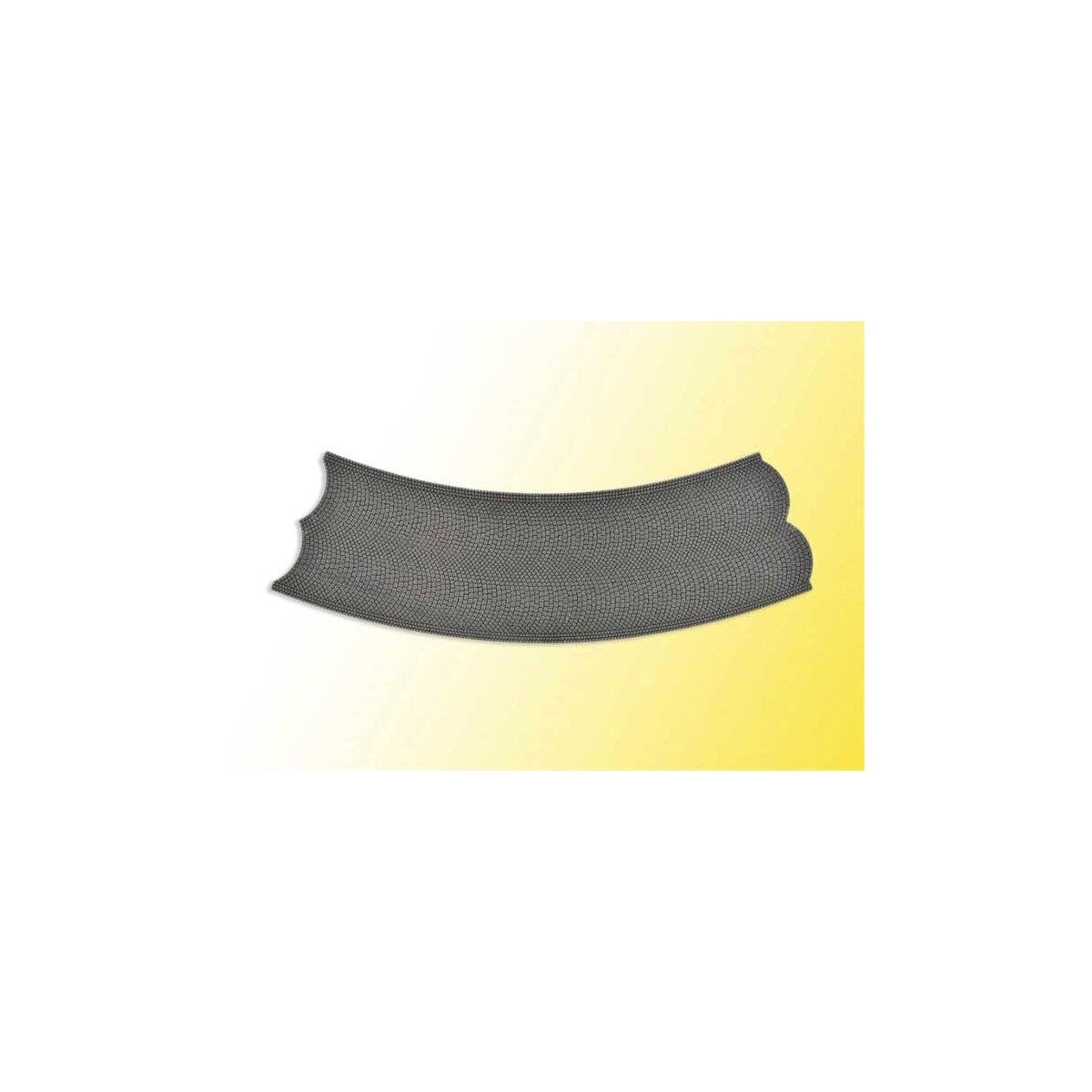 Flexible Cobblestone Street Curve - Stone Art -- 45 Degree Curve, 11-13/16′ 30cm Radius, HO, Vollmer Gmbh 48258