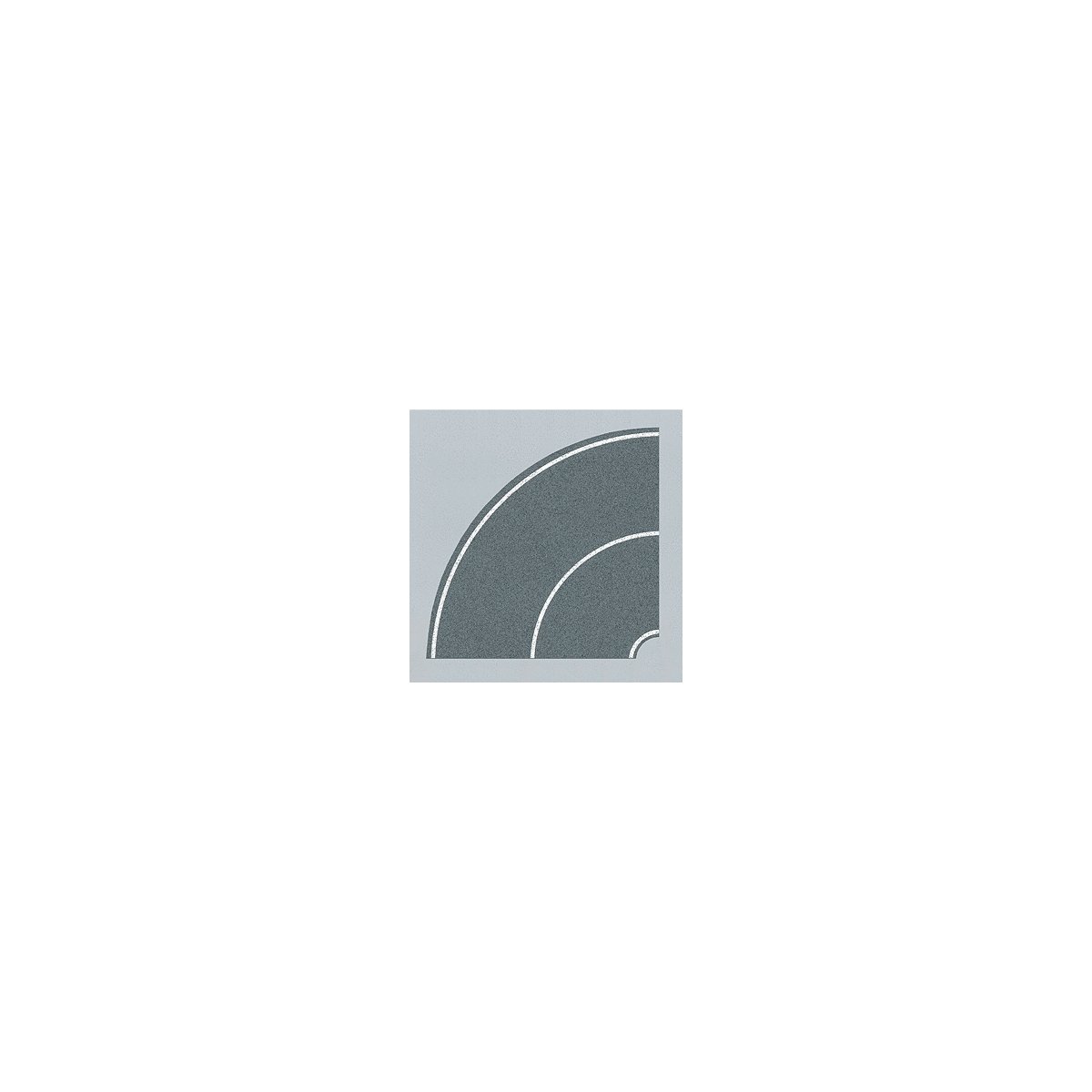 Curved Roadway Sheets pkg(4) -- 90-Degree, HO, Faller Gmbh 170631