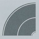 Curved Roadway Sheets pkg(4) -- 90-Degree, HO, Faller Gmbh 170631