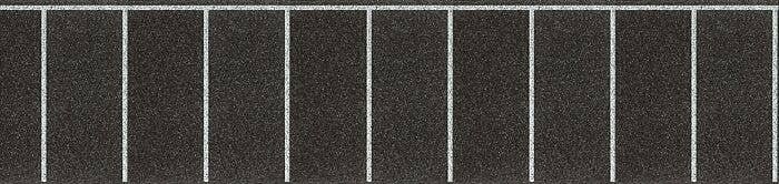 Parking Lot w/Straight Stalls - Self Adhesive -- 40 x 2-13/32′ 100 x 6cm, HO, Vollmer Gmbh 46014