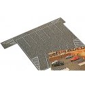 Flexible Parking Lot -- 8 x 6-1/2′ 20 x 16cm, HO, Busch Gmbh & Co Kg 7076