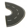 Street Curve -- Matches 1-1/2` 4cm Wide Lane, 4-3/4` 12cm Diameter, N, Busch Gmbh & Co Kg 7099