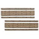 Weathered 2-Lane Wood Grade Crossing -- Kit pkg(2), N, Blair Line 15
