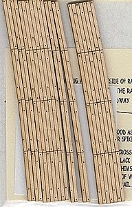 Laser-Cut Curved 2-Lane Wood Grade Crossing pkg(2) -- 36′ Radius, HO, Blair Line 130