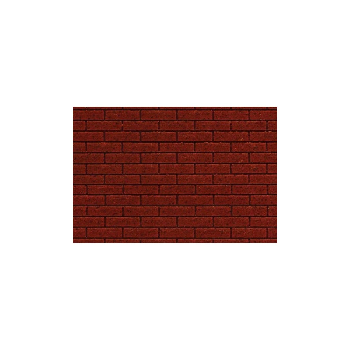 Flexible Dark Red Brick Pavers Sheet pkg(2) -- Medium for HO Scale: 3-3/4 x 12′ 9.5 x , All Scales, Chooch Enterprises 8669