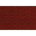 Flexible Dark Red Brick Pavers Sheet pkg(2) -- Medium for HO Scale: 3-3/4 x 12′ 9.5 x , All Scales, Chooch Enterprises 8669