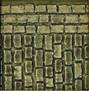 Flexible Roadway - Cobblestone -- Large for HO, S & O Scales, All Scales, Chooch Enterprises 8658