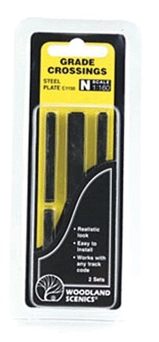 Steel Grade Crossing -- pkg(2), N, Woodland Scenics 1150