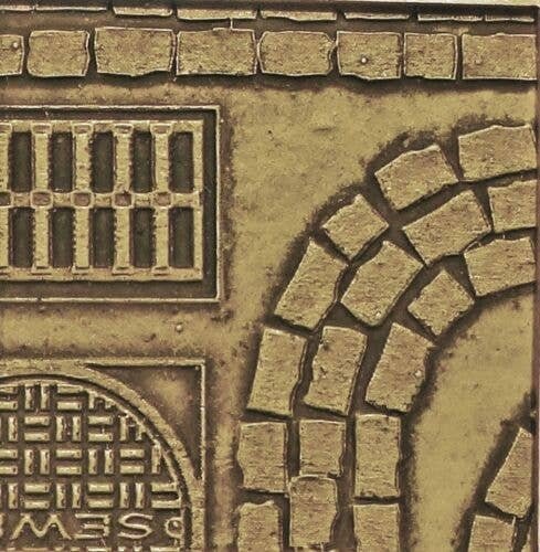 Flexible Roadway - Cobblestone Street Details -- Large for HO, S & O Scales, All Scales, Chooch Enterprises 8659