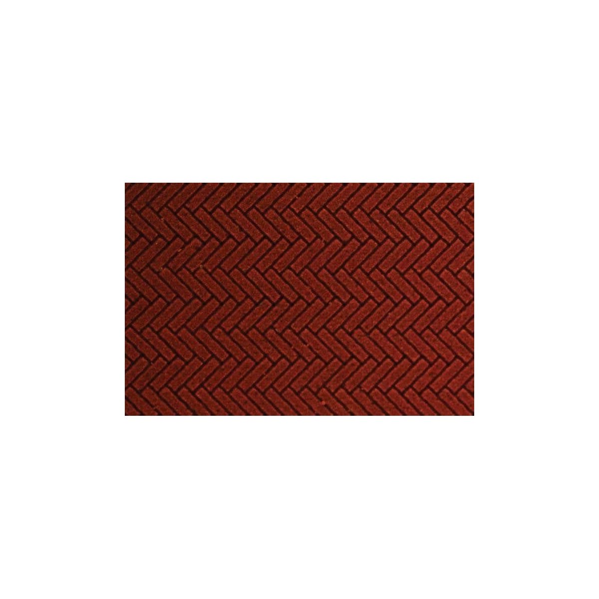 Flexible Herringbone Dark Red Brick Sheet -- Small for HO & N Scales 1/16′ Brick, All Scales, Chooch Enterprises 8661
