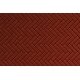 Flexible Herringbone Dark Red Brick Sheet -- Medium for HO Scale: 3/32′ Brick, All Scales, Chooch Enterprises 8663