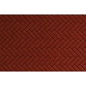 Flexible Herringbone Dark Red Brick Sheet -- Medium for HO Scale: 3/32′ Brick, All Scales, Chooch Enterprises 8663